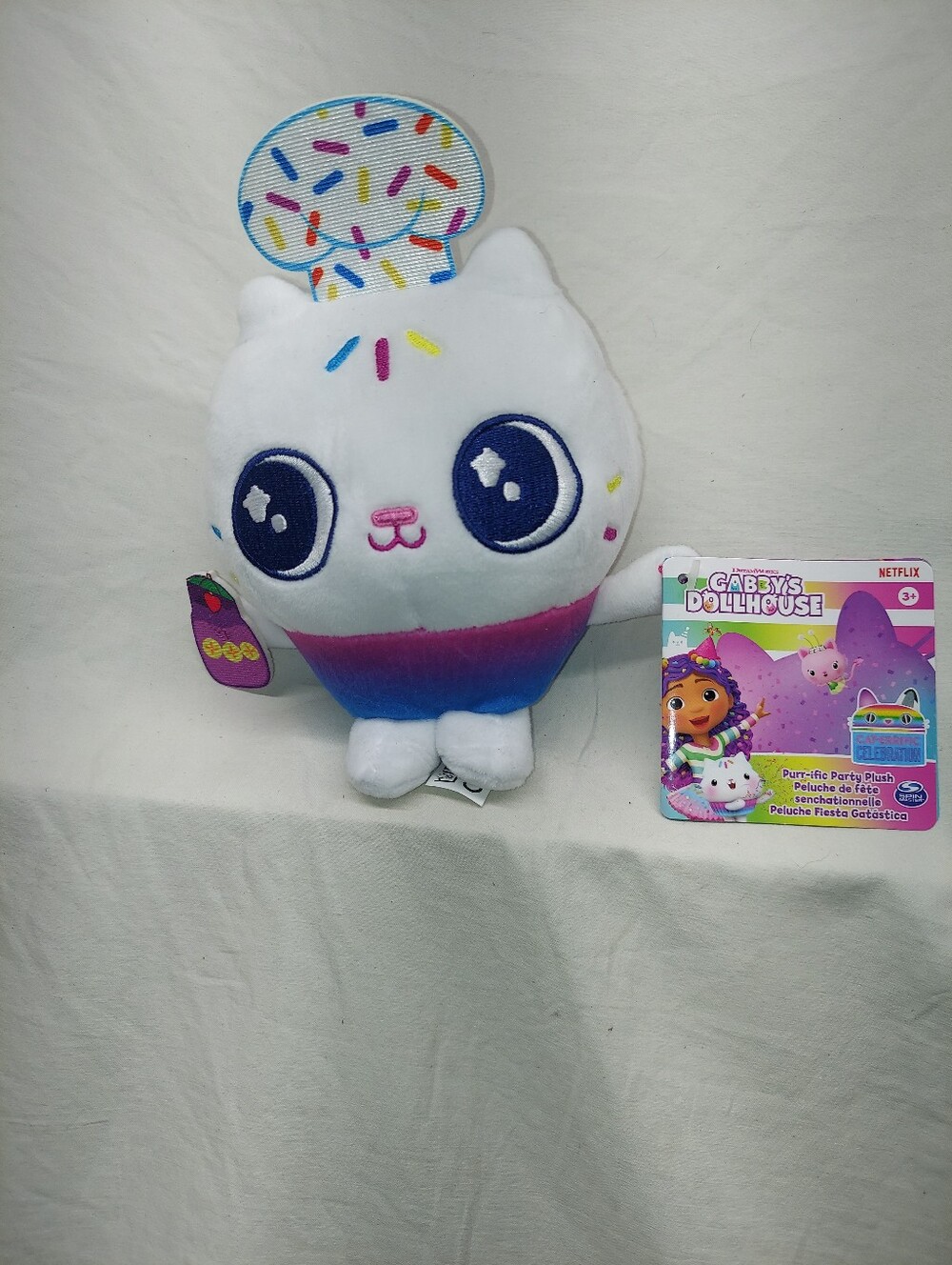 Gabbys Dollhouse Cakey Cat Purr-ific Party Plush NEW